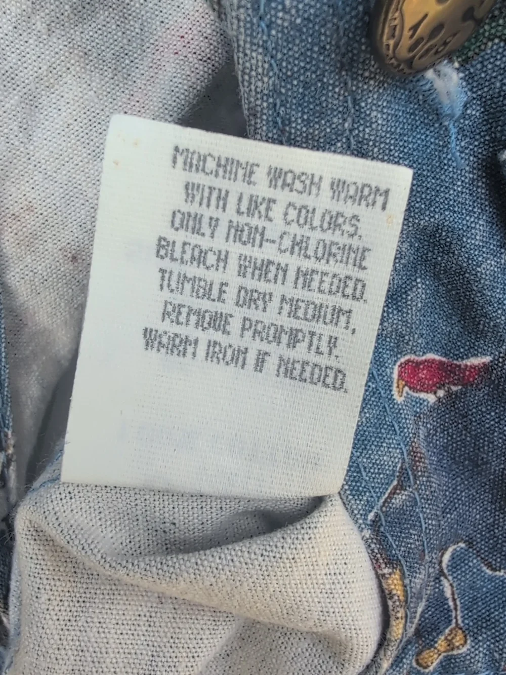 Vtg Osh Kosh BGosh Vestbak Overalls Baby Size 12M Safari Animals Cotton USA